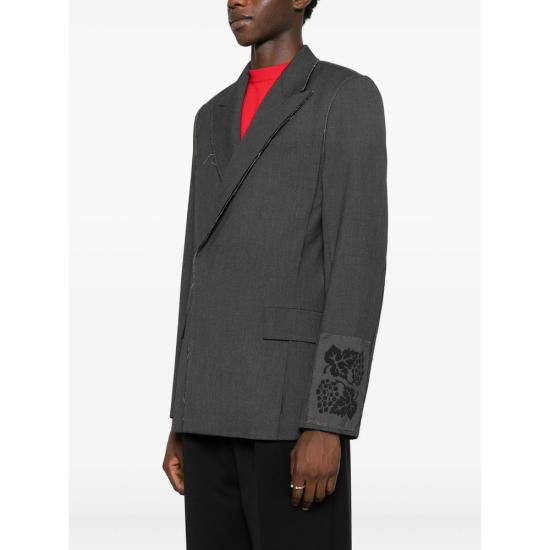 25FW 페데리코 시나 수트 자켓 FCCO JK03 01 DKGRE GREY - FEDERICO CINA