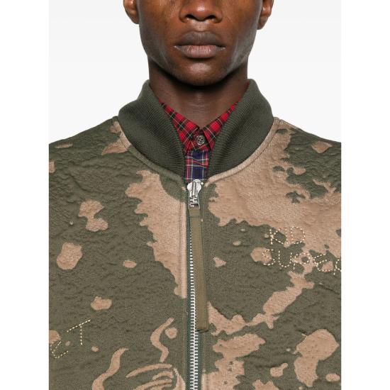 25FW 키드슈퍼 봄버 자켓 COLAB 04 PIET COLLA GREEN - KIDSUPER