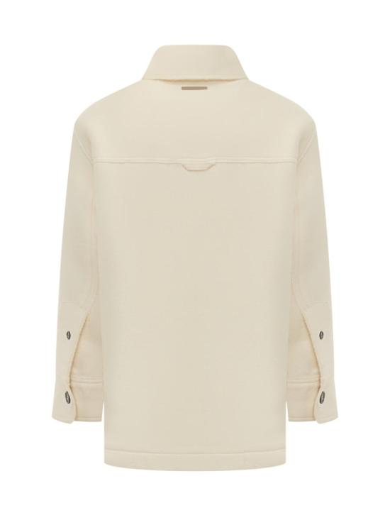 25FW 아미 울 버튼 자켓 H25UJK824WV0078 185H25 WHITE - AMI