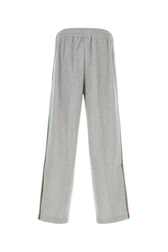 25FW 구찌 사이드  스트라이프 코튼 팬츠 828338XJHCX 1183 GREY - GUCCI