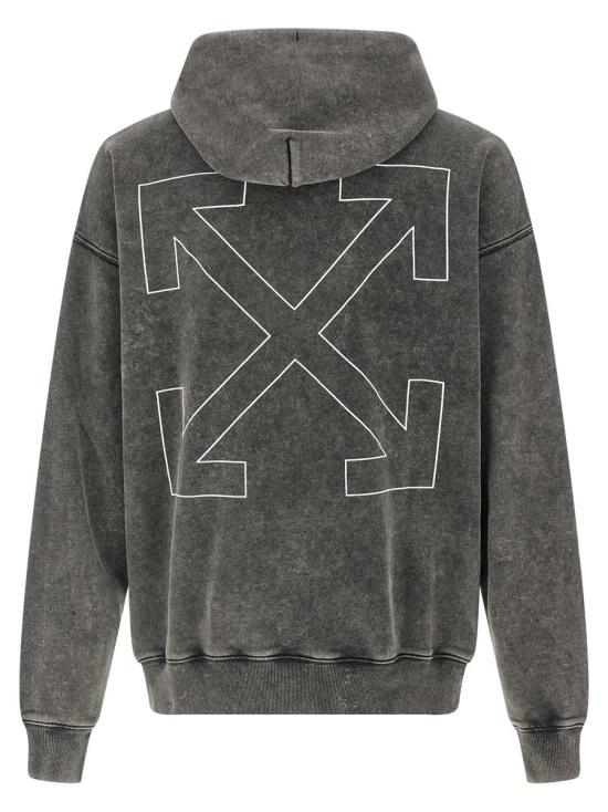  오프화이트 스웨터 OMBB085F25FLE00K13011301 GRAY - OFF WHITE