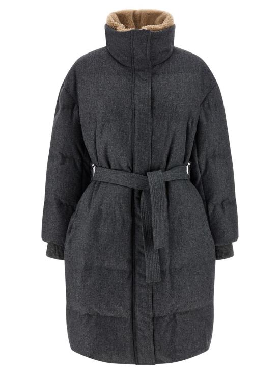25FW 브루넬로 쿠치넬리 롱패딩 M038P9475C004 GRAY