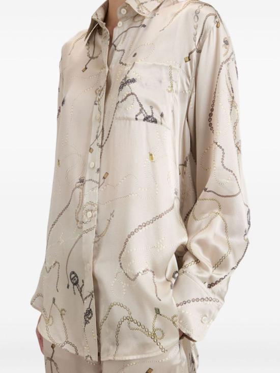 25FW 빅토리아 베컴 셔츠 1325WSH005278APUMICE WHITE - VICTORIA BECKHAM