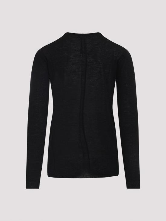  릭 오웬스 반팔 티셔츠 RU02E1622ML09 Black - RICK OWENS