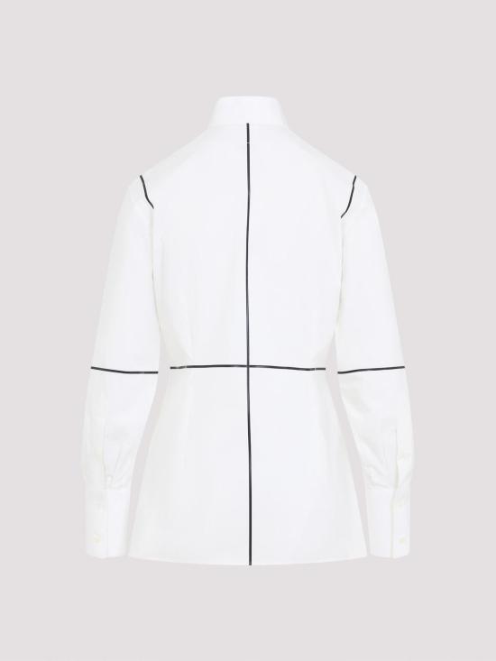  MM6 메종마르지엘라 셔츠 S52DT0055M35256101 Cream - MM6 MAISON MARGIELA