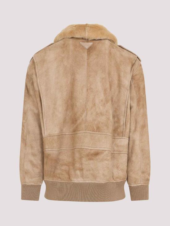  프라다 가죽 자켓 58A237SOOO172LF0065 Beige - PRADA