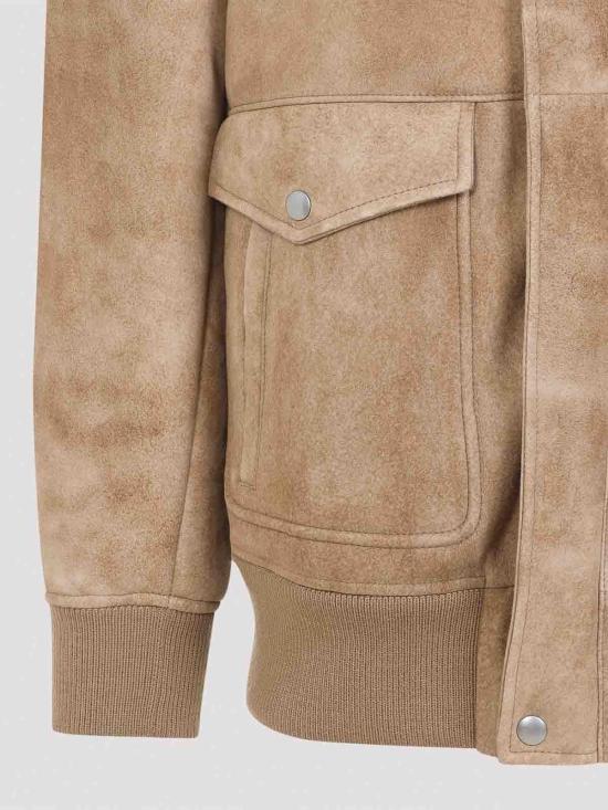  프라다 가죽 자켓 58A237SOOO172LF0065 Beige - PRADA