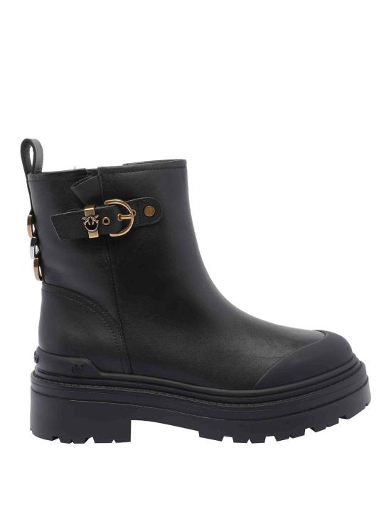 25FW 핑코 부츠 SD0409P063Z99 Black