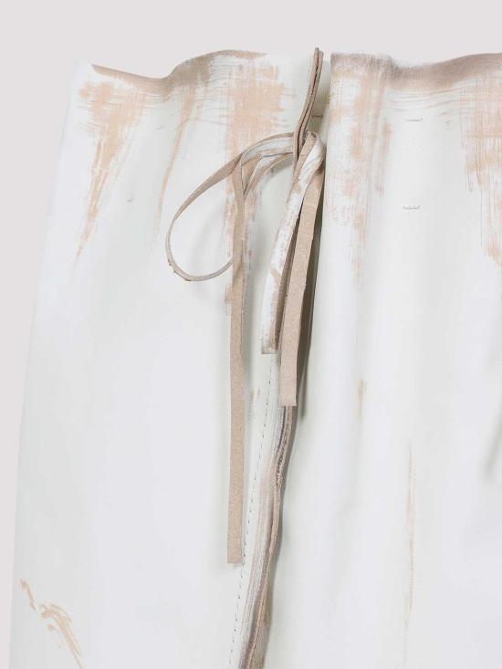 25FW 프라다 미디 스커트 51928SOOO18DDF0009 White - PRADA