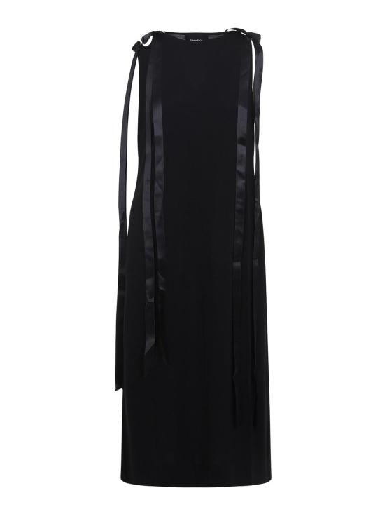 26FW 시몬로샤 미디 스커트 74100571BLACK Black