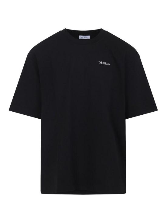 25FW 오프화이트 반팔 티셔츠 OMAA120F25JER00M1001 Black