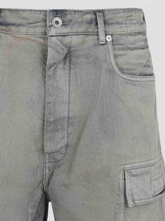 25FW 릭 오웬스 스트레이트 팬츠 DU02E7361DMP38 Blue - RICK OWENS