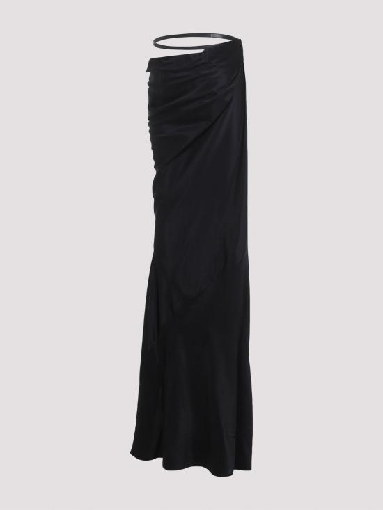  톰포드 미디 스커트 GC5828FAX1664LB999 Black - TOMFORD