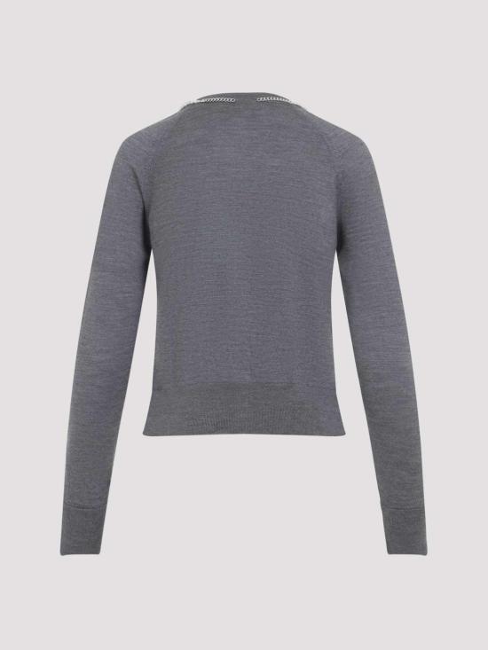  시몬로샤 가디건 KMK13B0647CHARCOAL Grey - SIMONE ROCHA