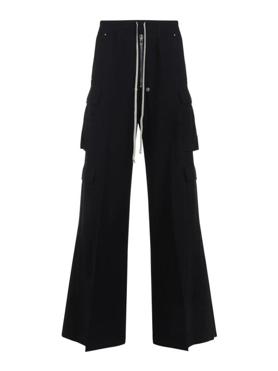 25FW 릭 오웬스 스트레이트 팬츠 DU02E7398CFL09 Black