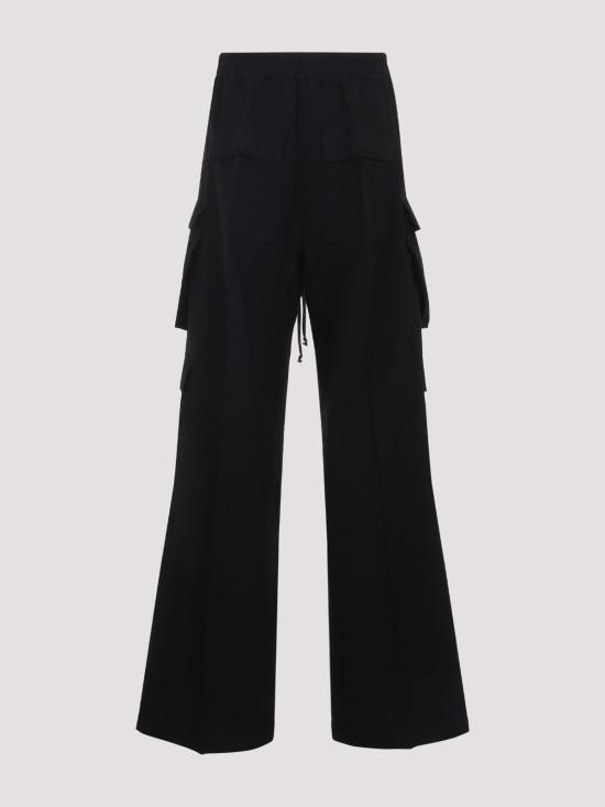 25FW 릭 오웬스 스트레이트 팬츠 DU02E7398CFL09 Black - RICK OWENS