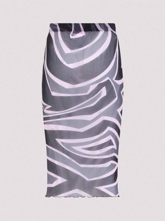  에밀리오푸치 미디 스커트 5UJV105U749047 Black - EMILIO PUCCI