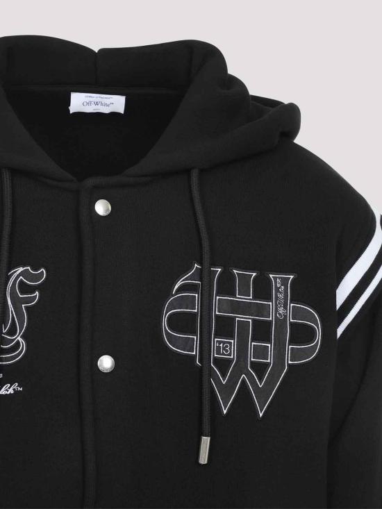  오프화이트 자켓 OMEK003F25FLE0011001 Black - OFF WHITE