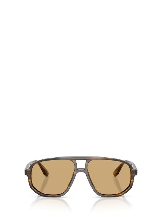 26FW 엠포리오 아르마니 선글라스 EA4263U 632673 STRIPED DARK GREEN