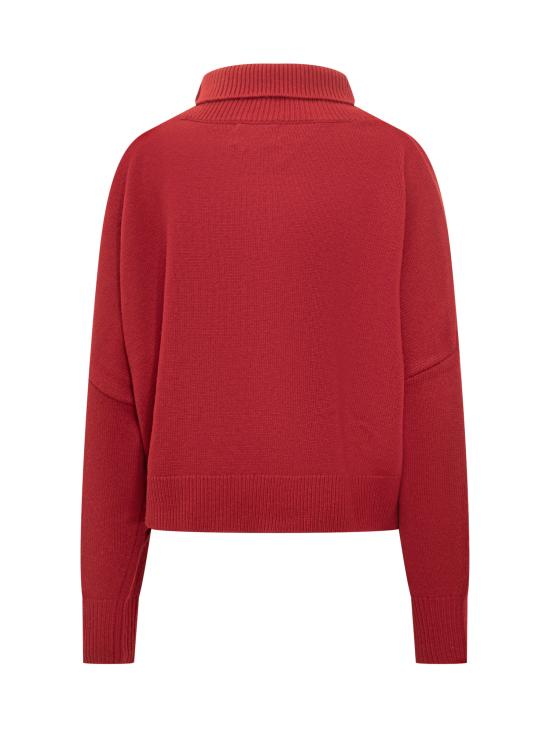 25FW 루루 드 세종 터틀넥 LUKE RED - LOULOU DE SAISON