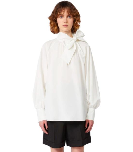 25FW 위켄드막스마라 블라우스 2525116013600 001 38 White - WEEKEND MAX MARA