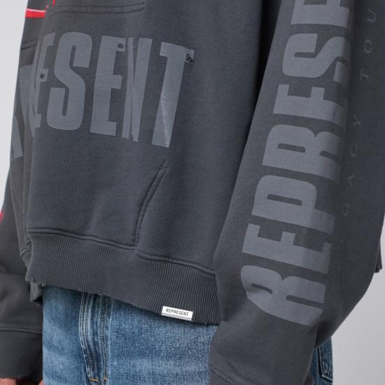 25FW 리프레젠트 후드 티셔츠 MLM100366CO Grey - REPRESENT