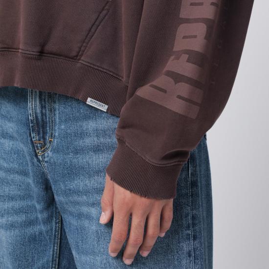 25FW 리프레젠트 후드 티셔츠 MLM100366CO Black - REPRESENT