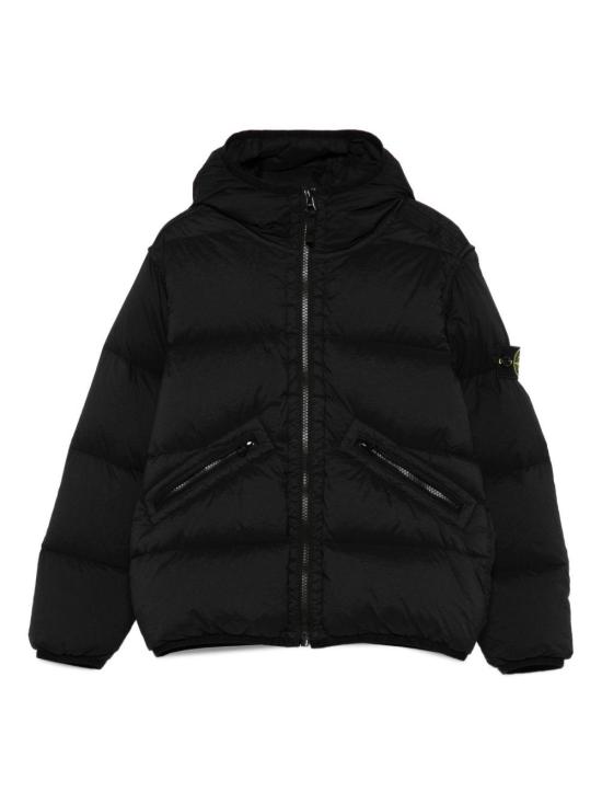 25FW [키즈] 스톤 아일랜드 코트 K2S164100017 S0028V0029 BLACK