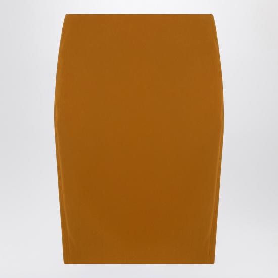 25FW 생로랑 미디 스커트 852654Y5J19 Orange