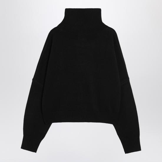 25FW 루루 드 세종 터틀넥 LUKEWO Black - LOULOU DE SAISON