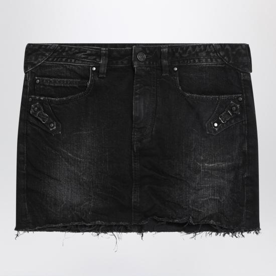 25FW 발렌시아가 와이드 레그 팬츠 852324TTW67 Black