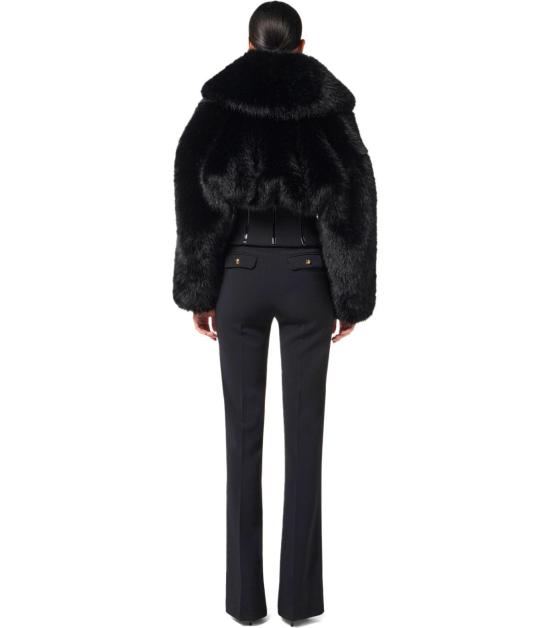 25FW 엘리자베타프랜치 스트레이트 팬츠 PA14157E2 110 38 Black - ELISABETTA FRANCHI