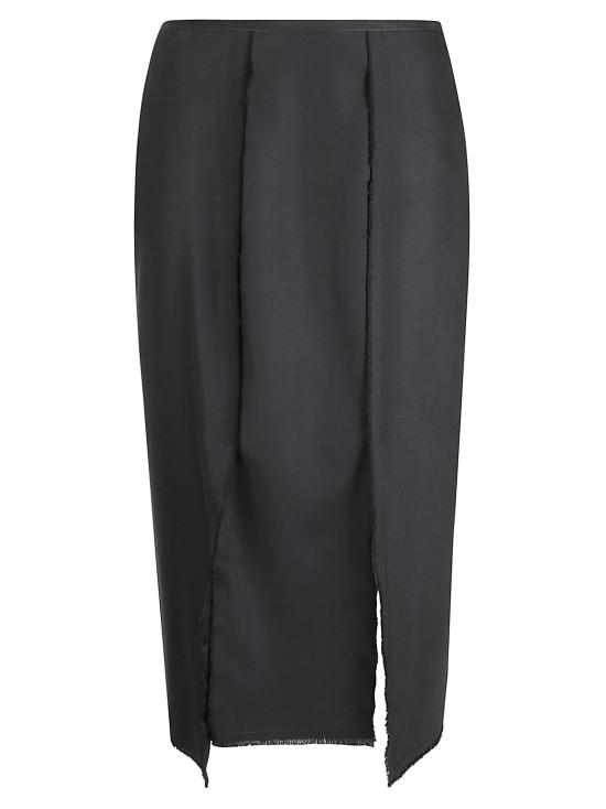 25FW 끄리다 숏 스커트 BARCELLONA MIDI SKIRT BLACK Black