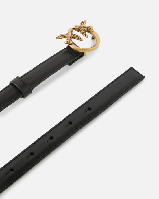 25FW 핑코 벨트 100143A0F1 Z99Q Nero antique gold - PINKO