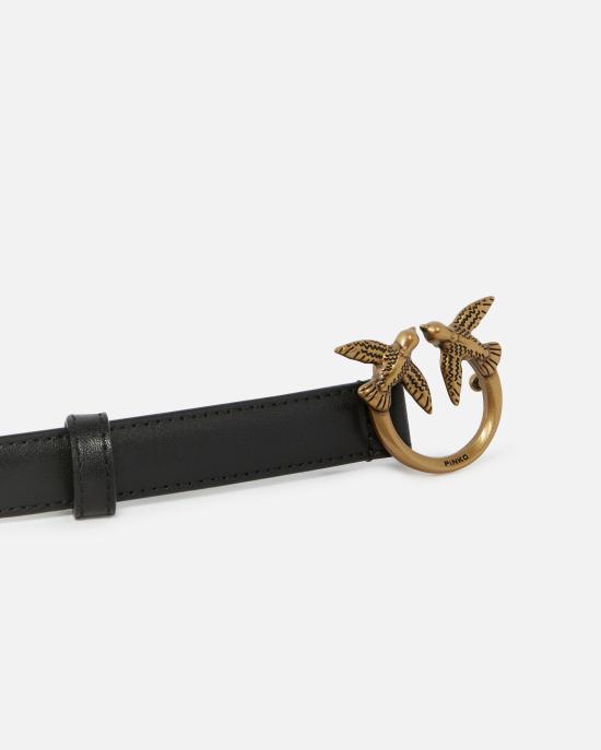 25FW 핑코 벨트 100143A0F1 Z99Q Nero antique gold - PINKO