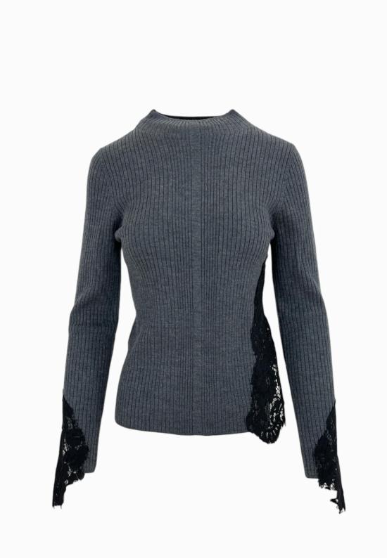 25FW 핑코 스웨터 105565A2S3 K07 Grigio azul platina