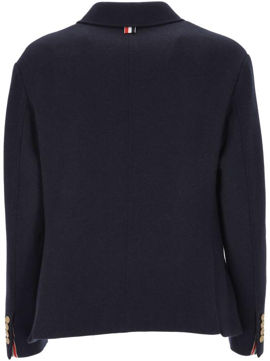 25FW 톰브라운 코트 MJT535A J0232415 Blue - THOM BROWNE