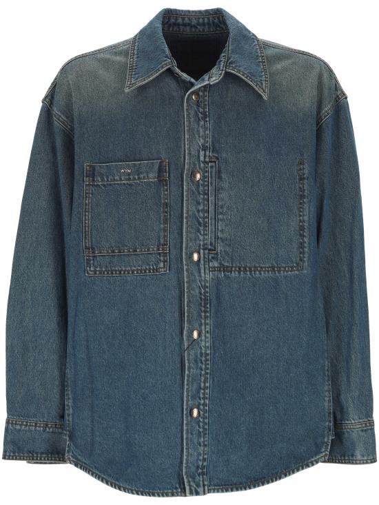 25FW 우영미 셔츠 W253SH26 885L Blue