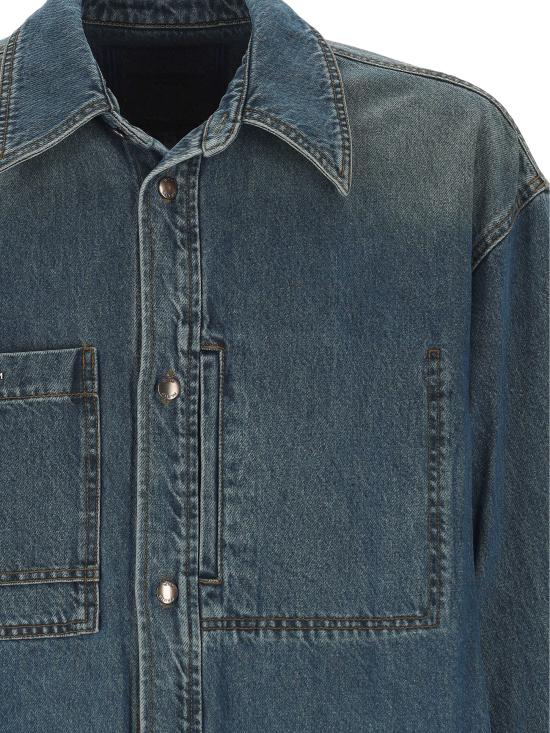 25FW 우영미 셔츠 W253SH26 885L Blue - WOOYOUNGMI