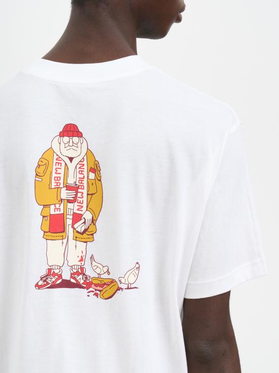 25FW 뉴발란스 반팔 티셔츠 MMT53931WT White - NEW BALANCE