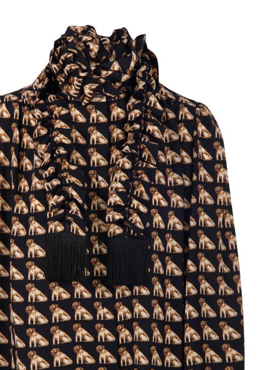 25FW 발렌티노 가라바니 블라우스 7B3AB7R49G5 K92 NERO MULTICOLOR - VALENTINO GARAVANI