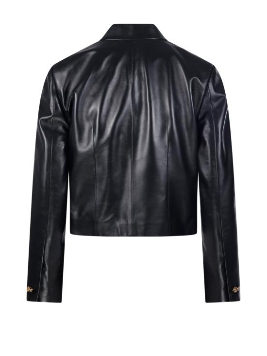 25FW 보테가베네타 가죽 자켓 843999 V5BX0 1000 BLACK - BOTTEGA VENETA