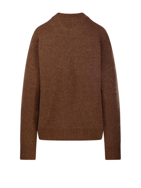 25FW 아미 ADC 크루넥 스웨터 UKS836 KN0135 217 HAZELNUT OFF WHITE - AMI