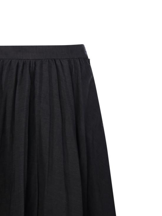 25FW 발렌시아가 미디 스커트 838770 TST05 1000 BLACK - BALENCIAGA