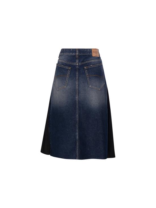 25FW 발렌시아가 미디 스커트 838770 TST05 1000 BLACK - BALENCIAGA