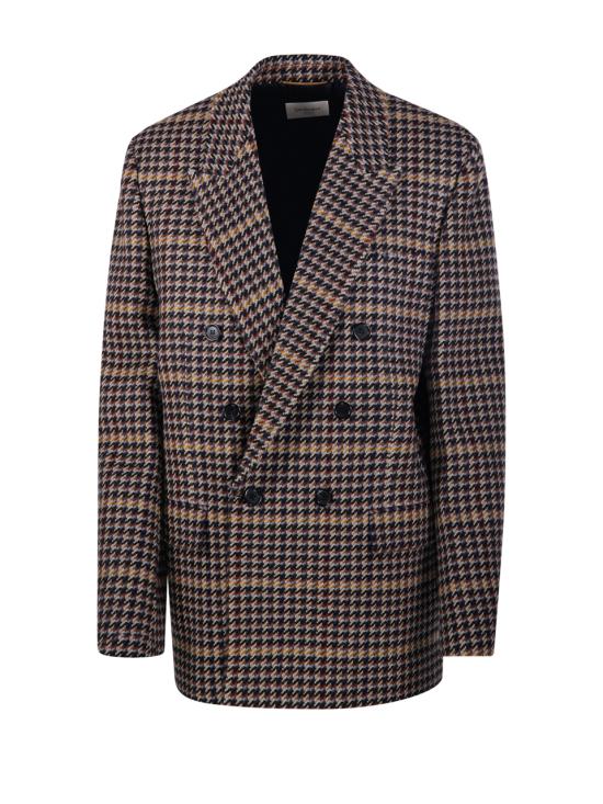 25FW 생로랑 수트 자켓 837047 Y3J60 1016 MULTICOLORE