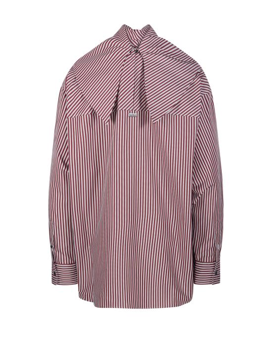 25FW 아미 셔츠 UTP801 CO0133 693 CHERRY WHITE BLACK - AMI