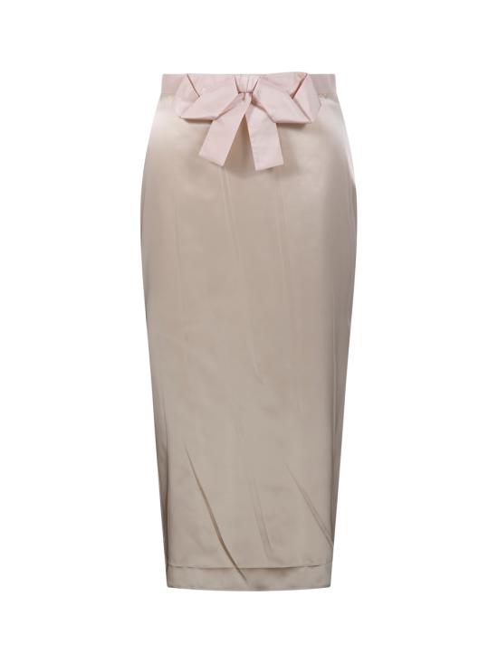 25FW 발렌티노 가라바니 미디 스커트 7B0RAEC592G 9WB PALE CHAMPAGNE ROSE