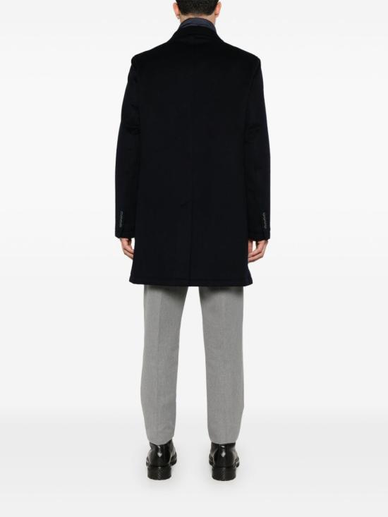 25FW 에르노 울 비버 코트 CA000196U 334249200 Blue - HERNO