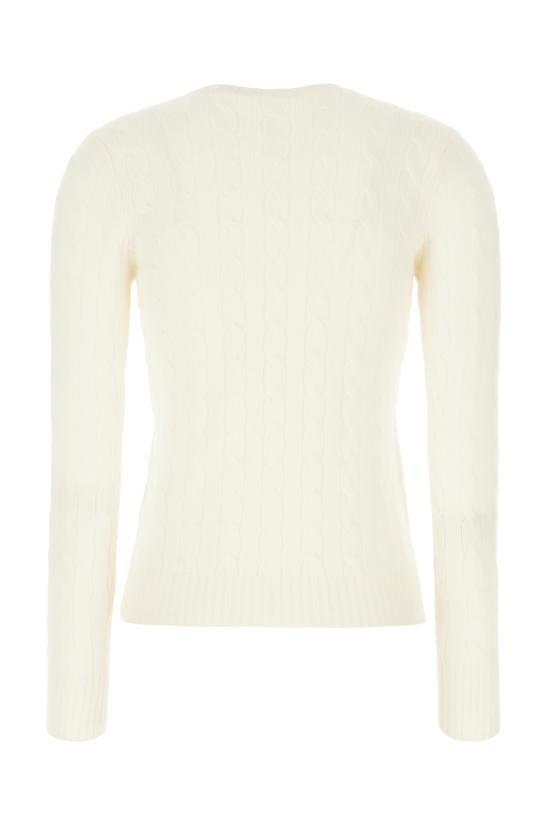 26FW 폴로 랄프로렌 폴로 자수 케이블 니트 스웨터 211971865 001 CREAM - POLO RALPH LAUREN